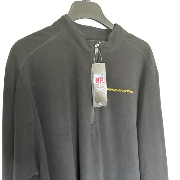 NFL ANTIGUA WASHINGTON FOOTBALL TEAM COMMANDERS NWT BLACK MENS PULLOVER 3XL - Picture 4 of 15